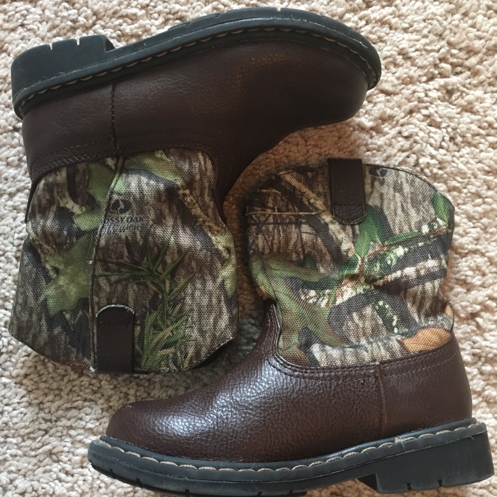 Toddler boys Mossy Oak Camo Boots